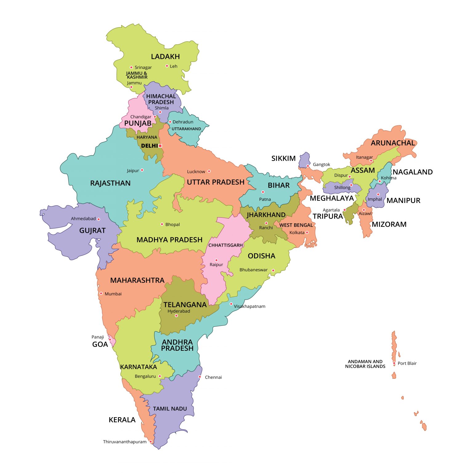 Map of India